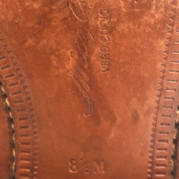 Mezlan Square Toe Bluchers Black Leather Derby Dress Shoes Made in Spain 8.5 - Picture 11 of 12